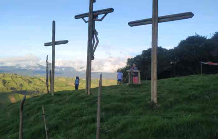 El Mirador de Quitasol es uno de los lugares más visitados en la parroquia El Carmelo, situada a 40 minutos de distancia de Tulcán. Foto: Cortesía: Municipio de Tulcán