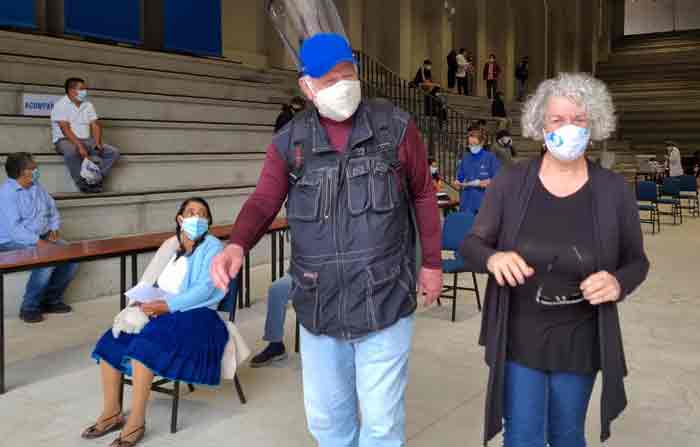 Los estadounidenses Douglas y Bárbara Morgan se vacunaron este mes. Foto: Lineida Castillo / EL COMERCIO