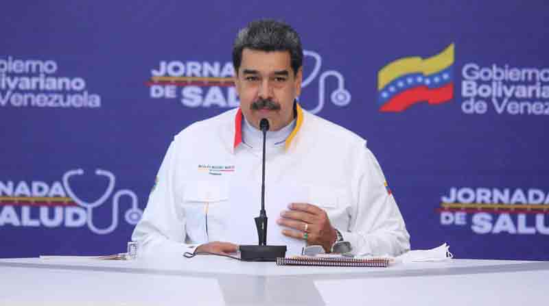 El presidente de Venezuela, Nicolás Maduro, le recordó a Juan Guaidó que ya hay diálogo en el país. Foto: EFE