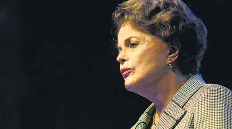 La expresidenta de Brasil, miembro del Partido de los Trabajadores (PT), fue destituida en 2016 por irregularidades en el manejo de las cuentas públicas. Foto: Tomada de Twitter
