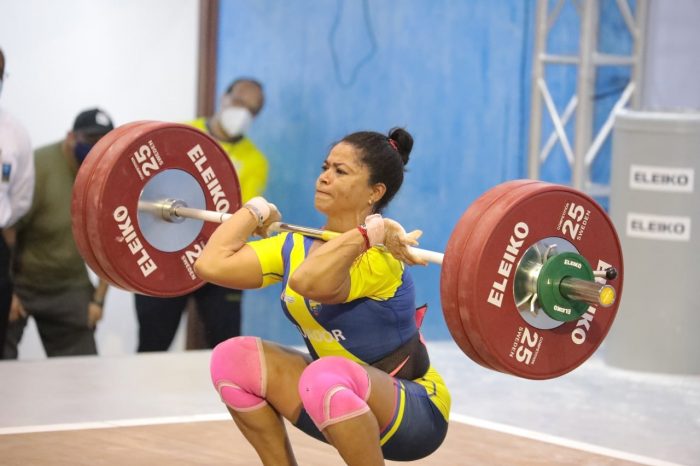 Alexandra Escobar, durante su participación en el Panamericano de República Dominicana. Foto: Comité Olímpico Ecuatoriano