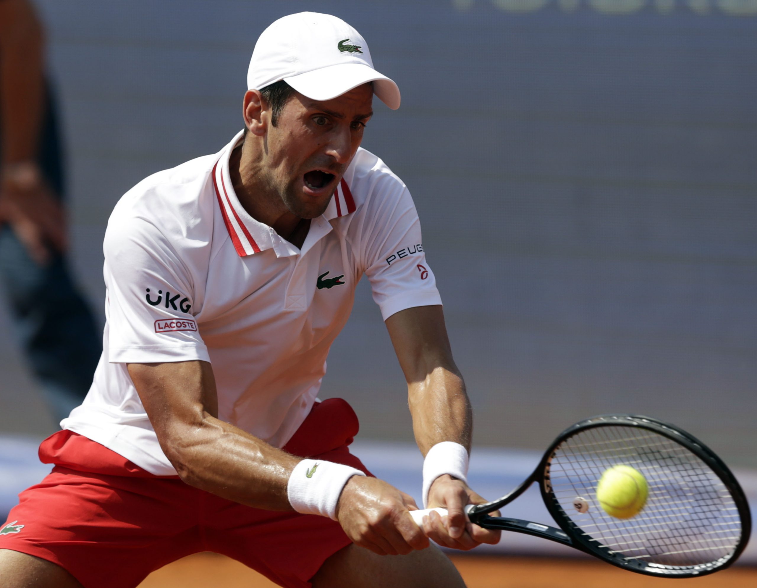 Novak Djokovic se lució en su primer partido del torneo de Parma. Foto: EFE