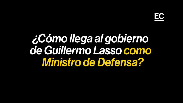 Entrevista con el ministro de Defensa, Fernando Donoso, sobre la presencia de grupos delictivos y crimen organizado en Ecuador y su aceptación a ser parte del gobierno de Guillermo Lasso. Captura video