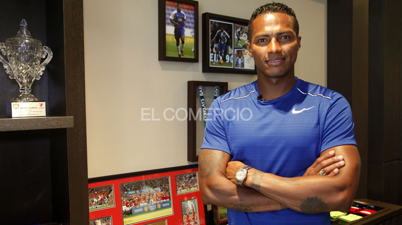 El deportista ecuatoriano, Antonio Valencia, se despidió del fútbol el 12 de mayo del 2021. Foto: Archivo/ EL COMERCIO