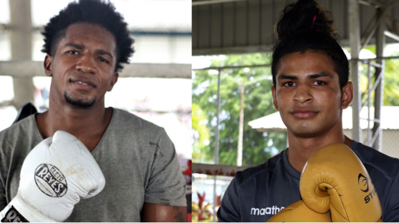 Los boxeadores Julio Castillo (izq.) y Jean Caicedo ya tienen cupo para competir en los Juegos Olímpicos de Tokio. Foto: Comité Olímpico Ecuatoriano