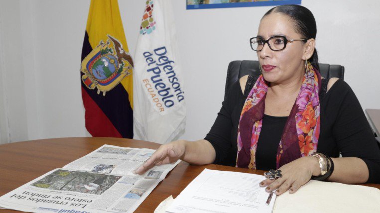 Rovira fue designada Vicedefensora de Ecuador el 15 de abril del 2020. El actual defensor del Pueblo, Freddy Carrión, la nombró como segunda autoridad de la institución. Foto: Twitter @fmilhojas