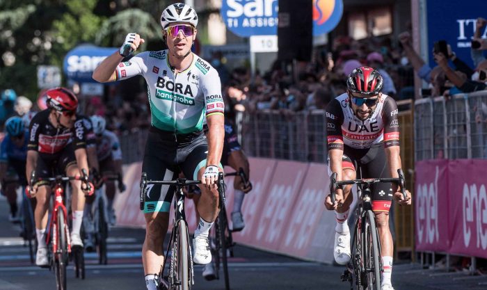 El ganador de la etapa del Giro de Italia este lunea 17 de mayo del 2021. EFE