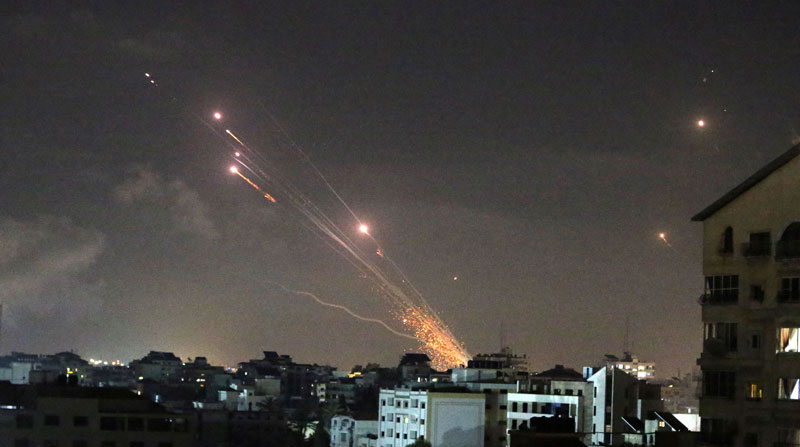 Israel ha logrado interceptar el 90% de los misiles enviados por Gaza, con su Escudo de Hierro. Foto: Reuters