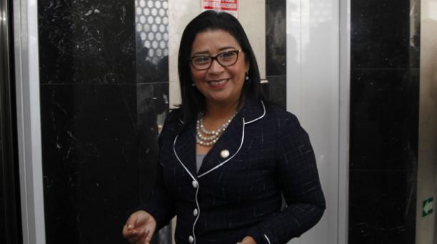 La exasambleísta Karina Arteaga es acusada por el delito de concusión. Foto: Archivo / EL COMERCIO