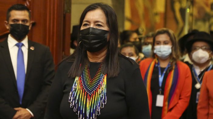 Guadalupe Llori, de Pachakutik, fue designada como presidenta de la Asamblea Nacional. Foto: Flickr Asamblea Nacional