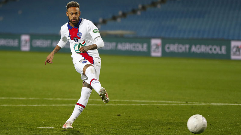 Neymar, jugador del Paris Saint Germain y de la Selección de Brasil. Foto: EFE