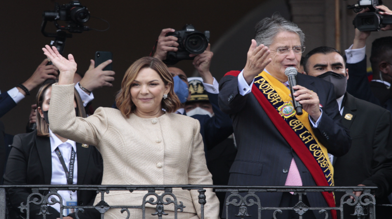 La primera dama de la República del Ecuador, María de Lourdes Alcívar, no recibirá sueldo, remuneración o compensación durante el mandato de Guillermo Lasso. Foto: EFE