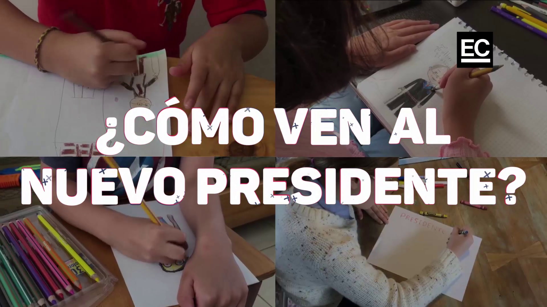 Micaela, Isabela, Martina y Thiago confían en que mejoren los derechos, como la educación de calidad. Este 24 de mayo del 2021 asume Guillermo Lasso la Presidencia de Ecuador.