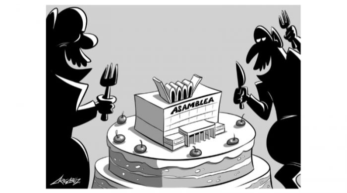 La cereza del pastel, caricatura de Arcabuz de este 15 de mayo del 2021.