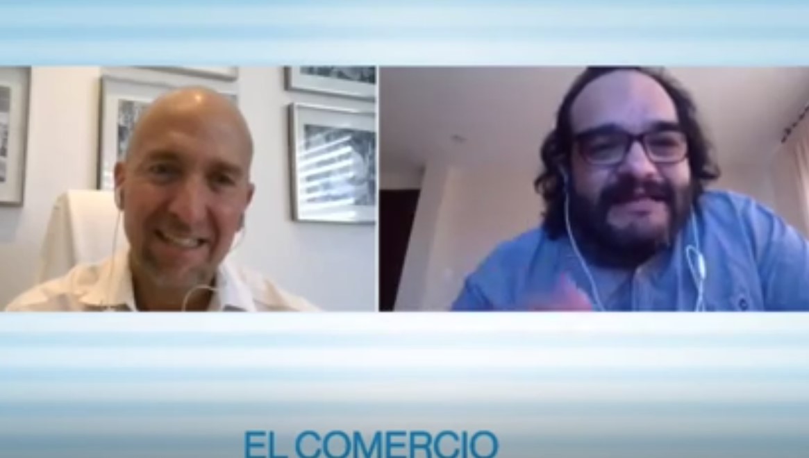 César Monge anunció su decisión durante una entrevista con EL COMERCIO. Foto: captura de pantalla