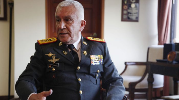 Luis Lara, Jefe del Comando Conjunto de las Fuerzas Armadas, se contagió de covid-19. Foto: Archivo/ EL COMERCIO