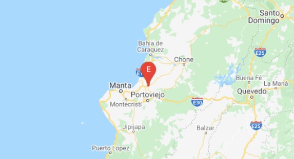 El sismo registrado en Rocafuerte fue sentido en otros cantones de Manabí. Foto: Twitter IG
