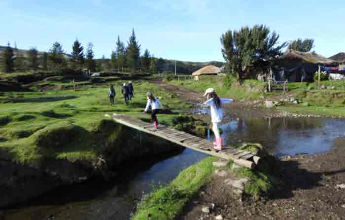 En la comunidad de Piñán, cantón Cotacachi, se realizará una actividad lúdica por el Día Nacional de los Páramos. Foto: Cortesía Ministerio de Ambiente y Agua
