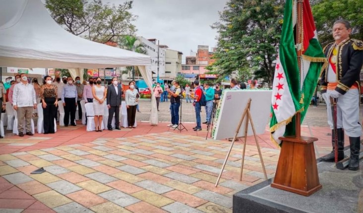 Las autoridades organizaron eventos para conmemorar el mes manabita. Foto: Twitter Gobernación de Manabí