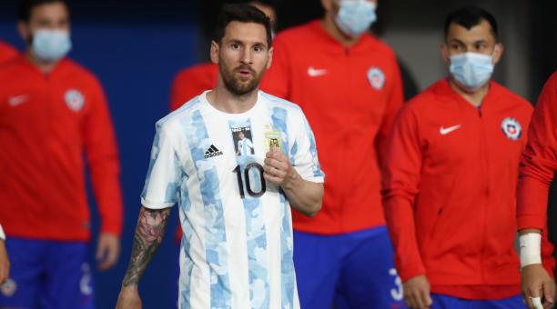 La Selección argentina confirmó que disputará la Copa América junto al astro Lionel Messi. Foto: EFE.