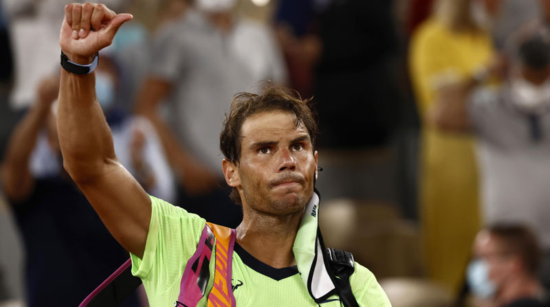 El tenista español, Rafael Nadal, anunció que renuncia a participar en el torneo de Wimbledon y los Juegos Olímpicos de Tokio. Foto: EFE