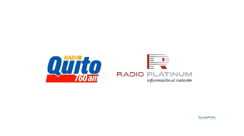 Transmisión de los noticieros EcuadoRadio en Radio Quito y Platinum