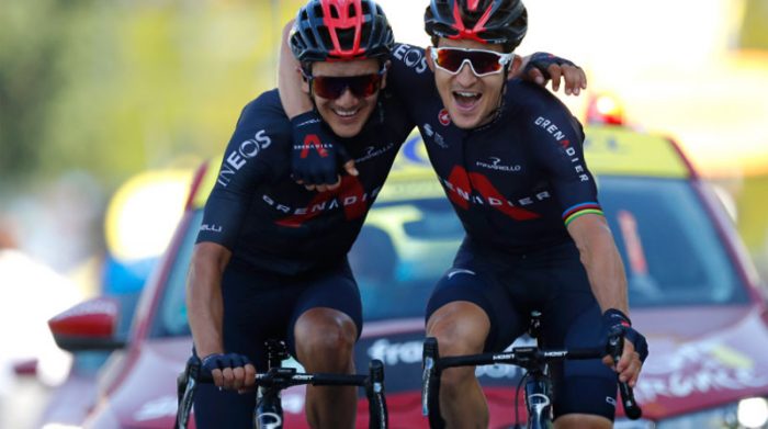 Richard Carapaz y Michal Kwiatkowski estarán en el Tour de Francia 2021. Foto: @INEOSGrenadiers