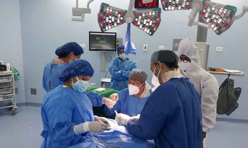 El servicio de cirugía pediátrica del Hospital Los Ceibos, del IESS en Guayaquil, se ubica en el área no covid. Foto: cortesía Hospital los Ceibos-IESS