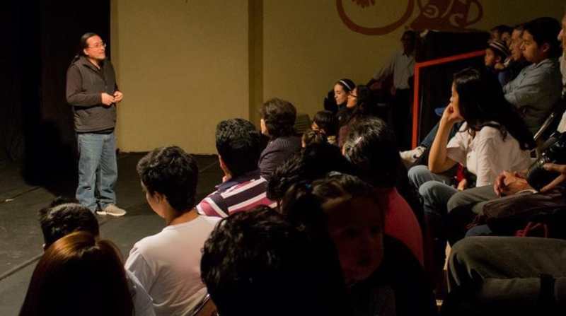 La sala ubicada en Carcelén, en el norte de la capital, cuenta con un aforo para 40 personas. Foto: Cortesía Fundación Aya Hatariy