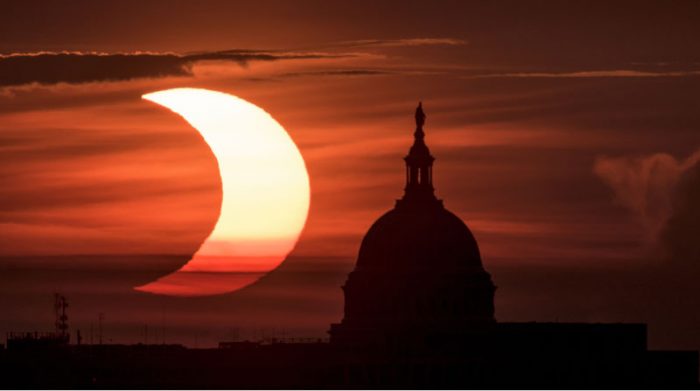 El primer eclipse del solar anular del 2021 se observó en distintos puntos del mundo el 10 de junio. Foto: EFE