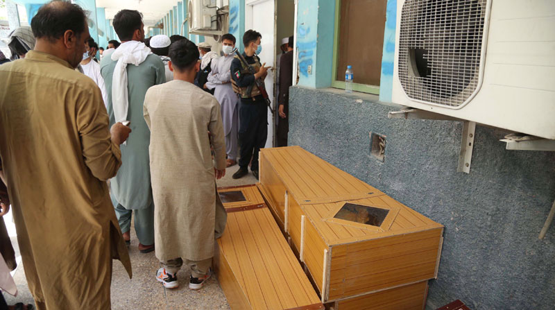 Los vacunadores laboraban en una campaña de inmunización contra la polio en Afganistán. Foto: EFE