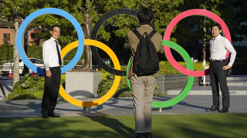 En Tokio, Japón, se alistan para recibir los Juegos Olímpicos de verano. Foto: EFE