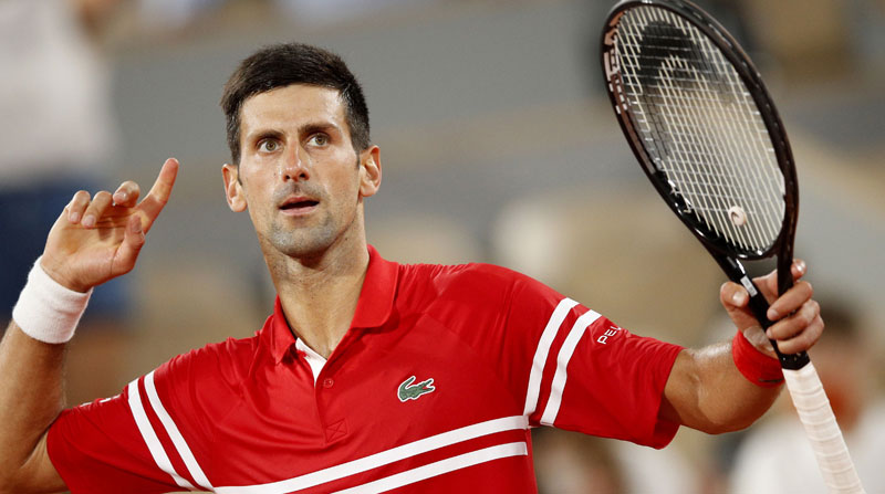 Novak Djokovic, tenista profesional. Foto: EFE
