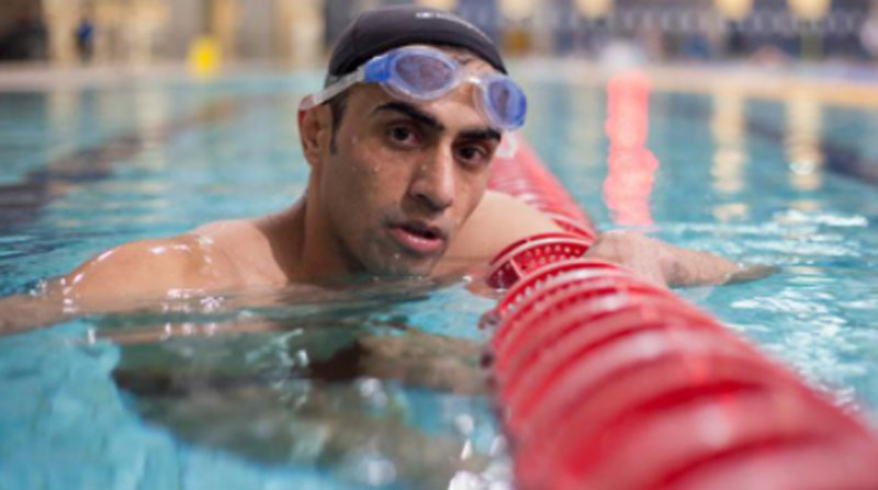 Ibrahim Al Hussein, nadador que estará en los Juegos Paralímpicos de Tokio. Foto: Comité Paralímpico Internacional