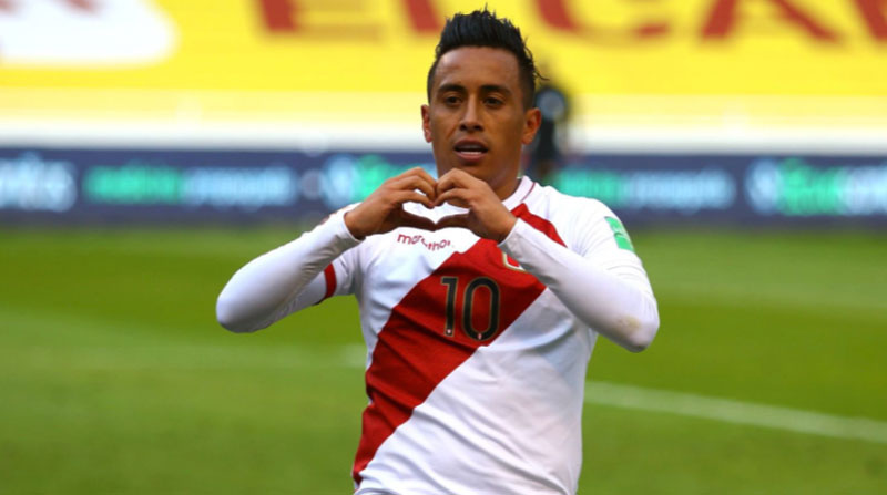 Christian Cueva anotó el primer gol de Perú ante Ecuador el 8 de junio del 2021. Foto: @SeleccionPeru