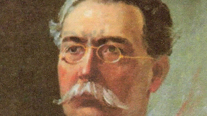 Juan Benigno Vela nació en 1843 y murió en 1920. Es uno de los “Tres Juanes” ambateños. Abajo, en una foto de la época.