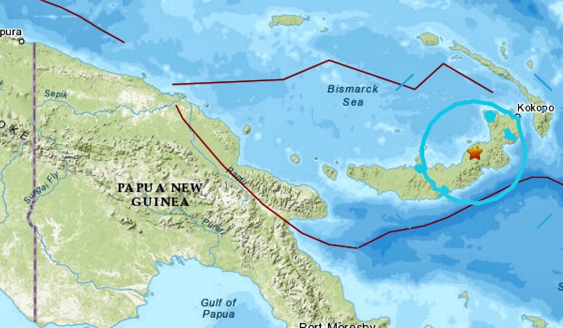 Papúa Nueva Guinea se asienta sobre el Anillo de Fuego del Pacífico, una zona de gran actividad sísmica y volcánica. Foto: Twitter @chematierra