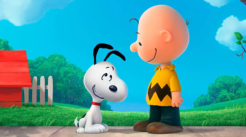 Snoopy y Charlie Brown, personajes de la película ‘The Peanuts Movie’, basada en los dibujos del estadounidense Charles M. Schulz.