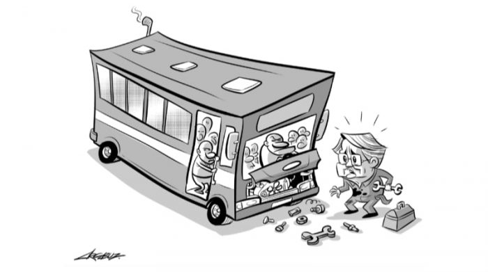 ¿Nueva ruta?, caricatura de Arcabuz de este 9 de junio del 2021.