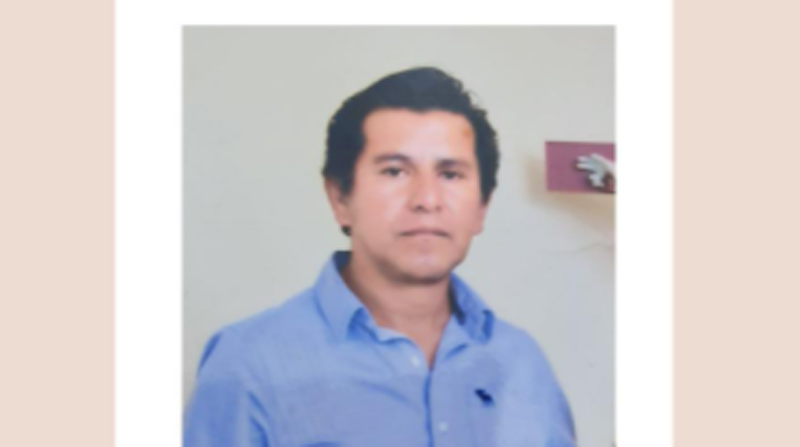 Luis Humberto Robalino Izurieta, de 53 años, desapareció en Ambato. Foto: Captura