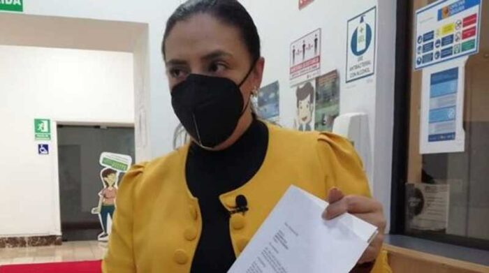 Tania Castillo anunció que remitió la resolución a la ministra de Gobierno, Alexandra Vela. Foto: Tomada de la cuenta Facebook Tania Castillo Tejada