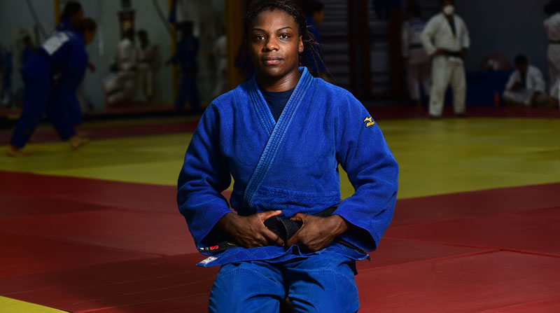 Vanessa Chalá, judoca ecuatoriana en los Juegos Olímpicos de Tokio. Foto: archivo / EL COMERCIO
