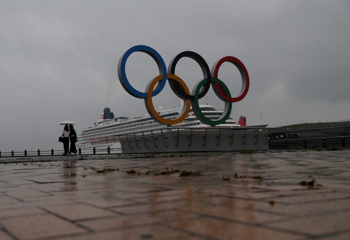 Foto referencial de los anillos olímpicos para celebrar los Juegos Olímpicos de Tokio 2020. Foto: EFE