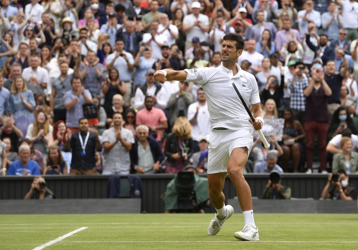 Novak Djokovic jugará su séptima final de Wimbledon. Foto: Reuters