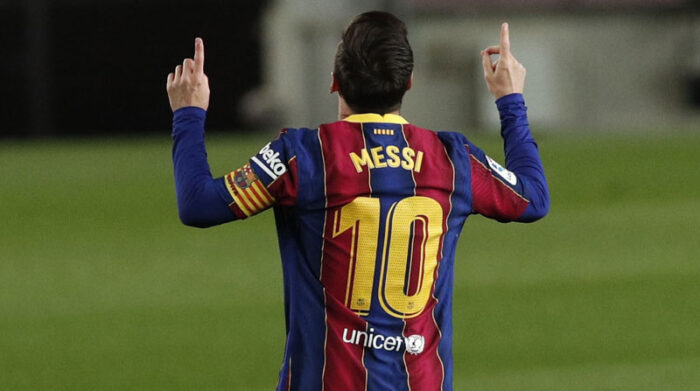 Imagen de archivo del delantero argentino del Barcelona Lionel Messi celebrando un gol. Foto: Reuters