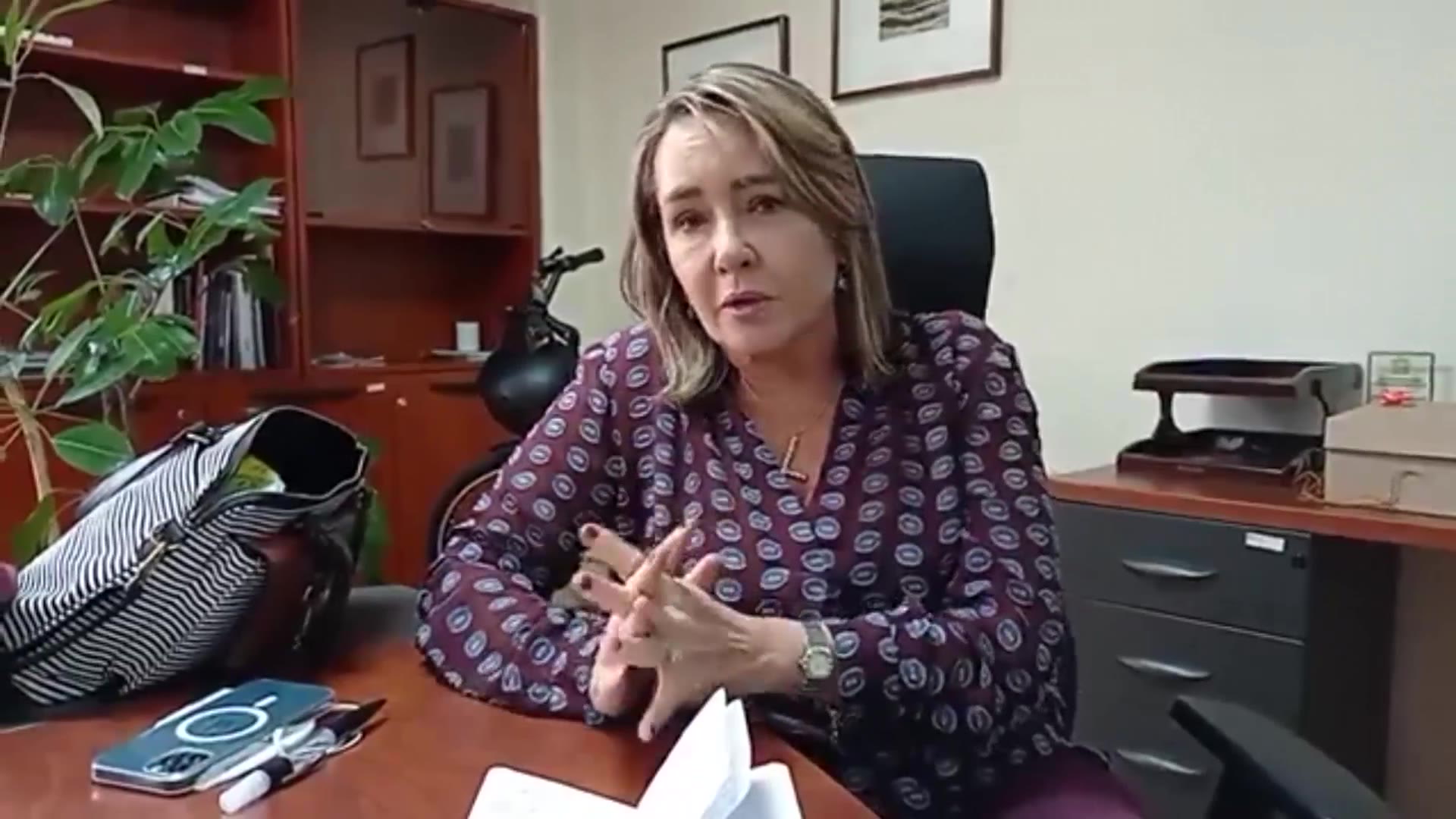 La concejala Luz Elena Coloma (Creo) habla sobre la reunión que mantuvieron los ediles la mañana de este 6 de julio del 2021 con Santiago Guarderas, quien asumirá la Alcaldía de Quito. Captura