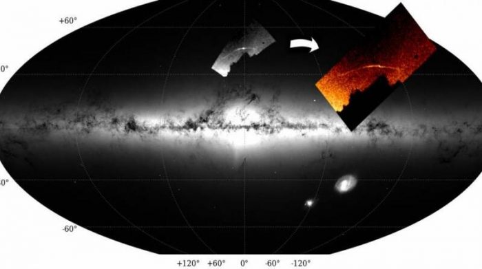 En Palomar 5, uno de los cúmulos de estrellas más ‘esponjosos’ del halo de la Vía Láctea. Foto: E. Balbinot/ GAIA