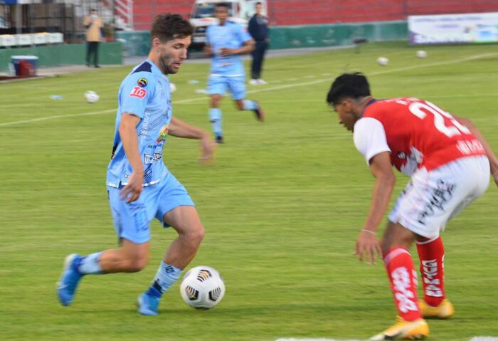 Macará perdió en condición de local ante Guyaquil City, por laa primera fecha de la segunda etapa de la LigaPro. Foto: Twitter de Mcará