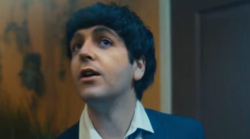 Captura de pantalla del video Find My Way, en el que Paul McCartney fue rejuvenecido en un proceso de posproducción digital.
