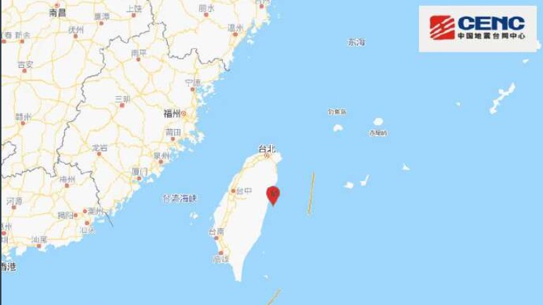 En total, 28 sismos se han registrado en la costa de Taiwán en el lapso de 5 horas. Foto: Twitter